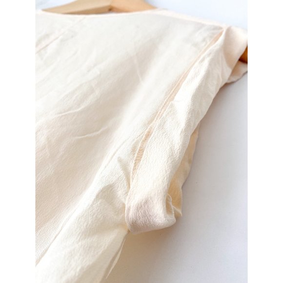 CLUB MONACO CREAM BLOUSE - Picture 6 of 8